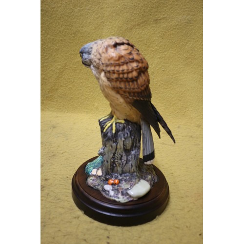 56 - Royal Doulton 'Kestrel' DA 205, Signed by Sculptor In Gold, Limited Edition 206/2500, Boxed on Base,... 