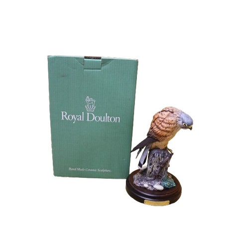 56 - Royal Doulton 'Kestrel' DA 205, Signed by Sculptor In Gold, Limited Edition 206/2500, Boxed on Base,... 