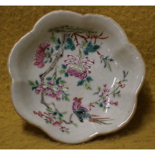 98 - Antique Chinese Footed Handmade and Hand Painted DishSee video below https://m.youtube.com/watch?v=f... 