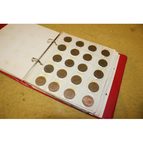 110 - 2 Coin Collectors Albums including Contents, Pennies from 1862 Onwards