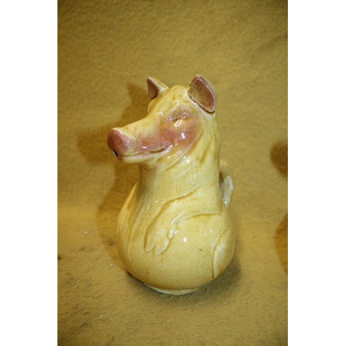 111 - Pair of Pig Jugs, 22cm Tall