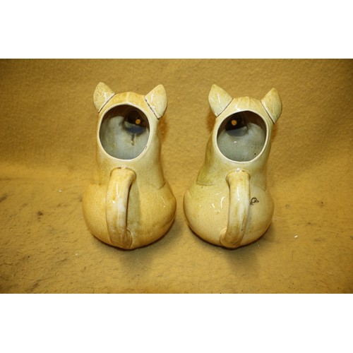 111 - Pair of Pig Jugs, 22cm Tall