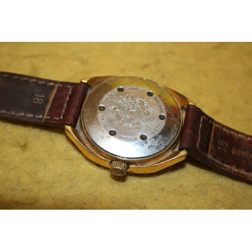 123 - Sicura 17 Jewels Incabloc Watch