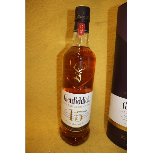 137 - Glenfiddich Single Malt Whisky , 15 year old