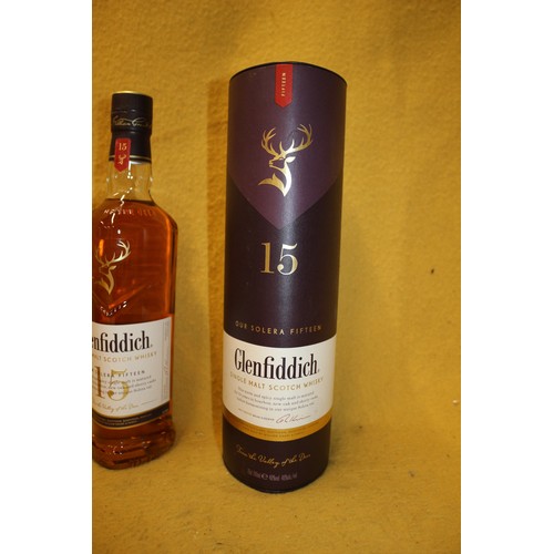 137 - Glenfiddich Single Malt Whisky , 15 year old