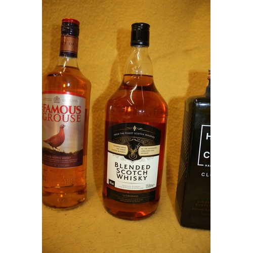 142 - Haig Club Clubman Whisky, The Famous Grouse and Blended Scotch Whisky