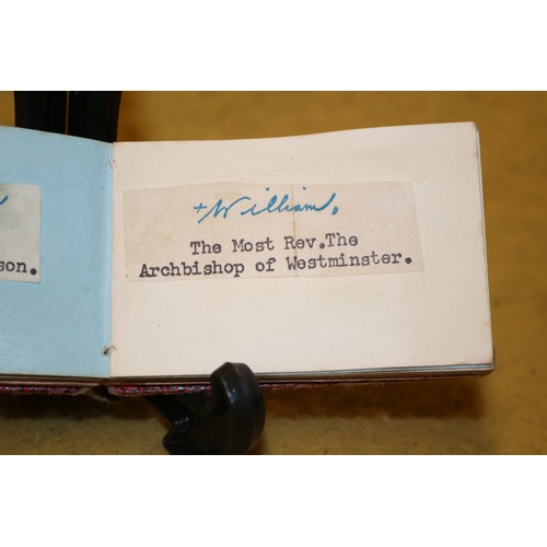 146 - 1950's Autograph Book with Actors, Politicians (Inc The Lord Chancellor, Wilfred Pickles, Kenneth Mo... 