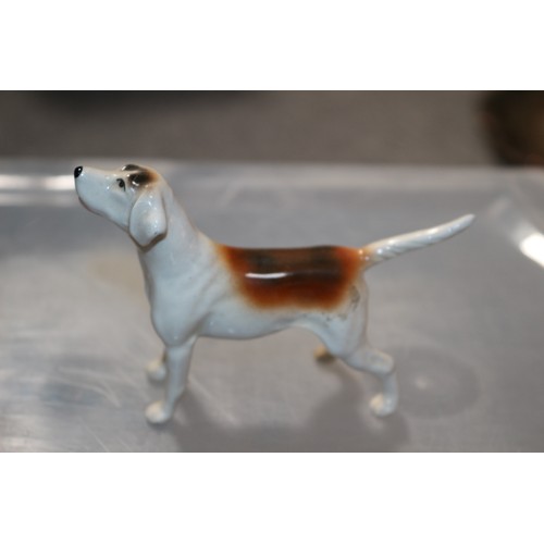 154 - Pair of Beswick Hunting Dogs - Nicely Marked to Base