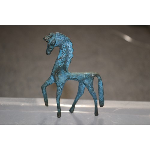 164 - Bronze, Possibly Antique, Greek Horse