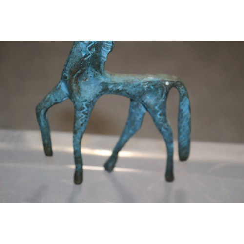 164 - Bronze, Possibly Antique, Greek Horse