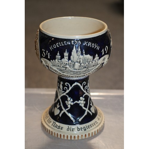 166 - 700 Year Celebratory German Goblet / Chalice Cup