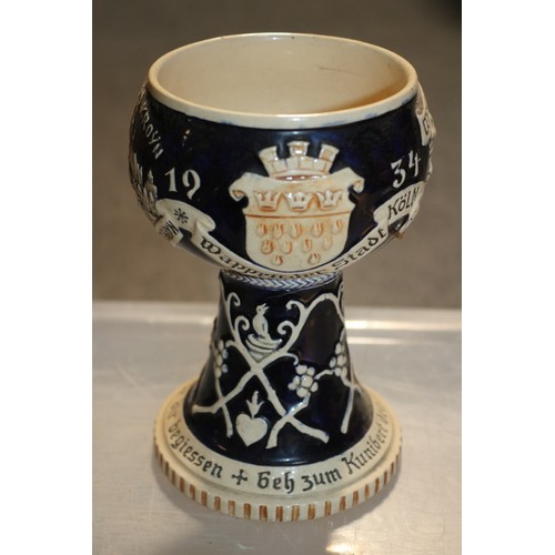 166 - 700 Year Celebratory German Goblet / Chalice Cup