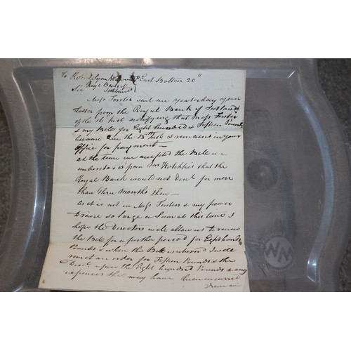 171 - Extremely Rare - Original Letter from believed the 1820's possibly earlier, to Sir Robert Sym Wilson... 