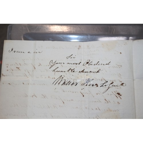 171 - Extremely Rare - Original Letter from believed the 1820's possibly earlier, to Sir Robert Sym Wilson... 