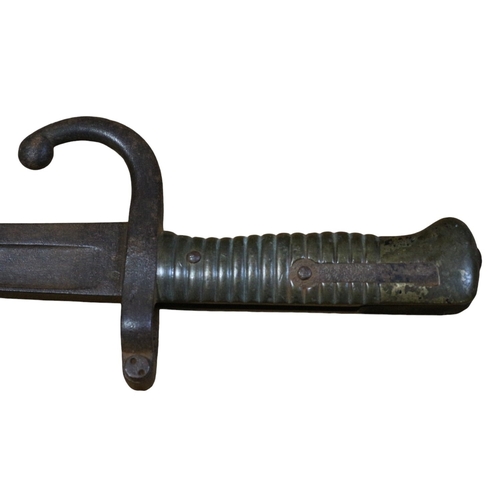 35 - Early Believed 19th Century, French, Chassepot Bayonet.