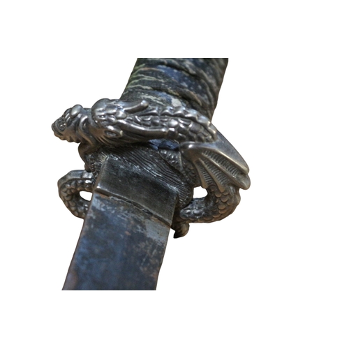 36 - Display Sword with Samurai Detailing