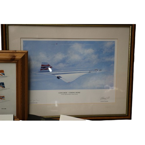 37 - Very Nice Selection of Genuine Concorde Memorabilia, including Certificate of Flight and Limited Edi... 