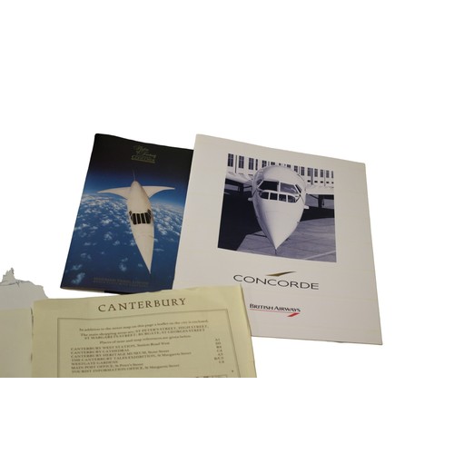 37 - Very Nice Selection of Genuine Concorde Memorabilia, including Certificate of Flight and Limited Edi... 