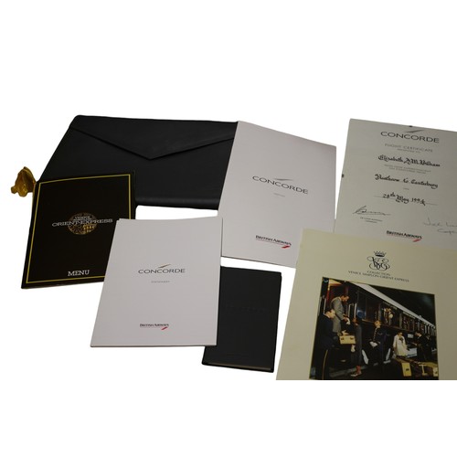 37 - Very Nice Selection of Genuine Concorde Memorabilia, including Certificate of Flight and Limited Edi... 