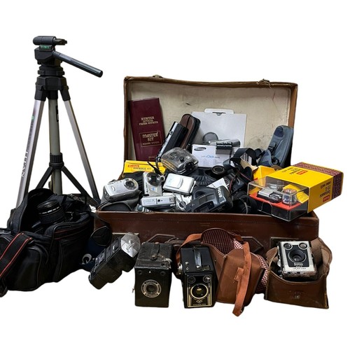 17 - Large Bundle of Cameras, Parts & More