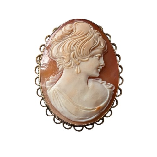 27 - Cameo Mounted in 9ct Gold Mount - 10.3g Total Weight - Estate Sale