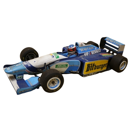 10 - 3 x Unboxed Michael Schumacher Collection Formula 1 Die Cast Model Cars - 1:18 Scale - Benetton B194... 