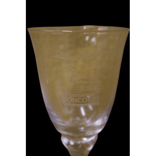 12 - 2 x Goodwood Concorde Flights of Fantasy Glasses with Certificates