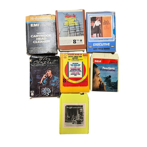 50 - Vintage 8 Track Player plus Several Tapes including Elvis