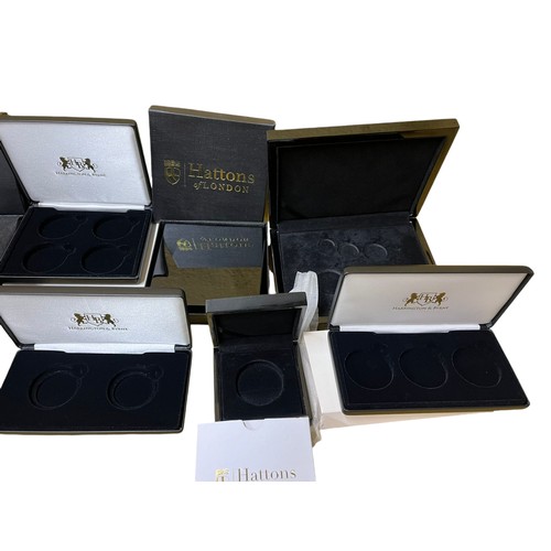 52 - Large Bundle of Sovereign Boxes, Predominantly from Hattons of London. (All Empty)