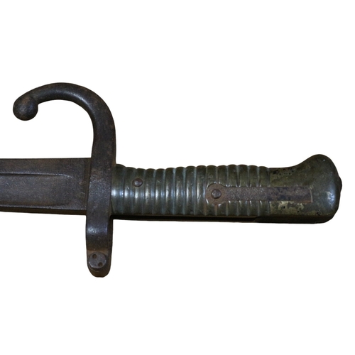 61 - Early Believed 19th Century, French, Chassepot Bayonet.