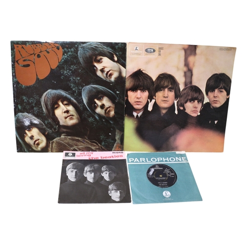 63 - Collection of Beatles Albums and Singles - Rubber Soul - Beatles For Sale (Mono) - All My Loving (Mo... 