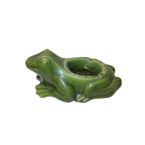 2 - Mid Century 1950's Large L'Heritier-Cuyot-Dijon Frog Ashtray. 40cm