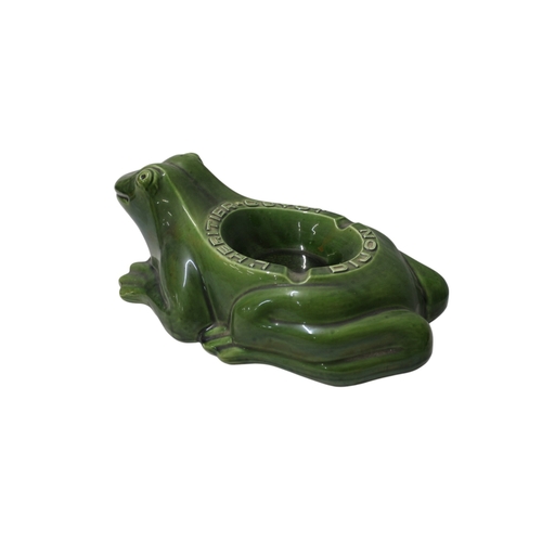 2 - Mid Century 1950's Large L'Heritier-Cuyot-Dijon Frog Ashtray. 40cm