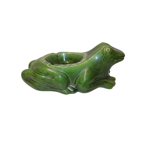 2 - Mid Century 1950's Large L'Heritier-Cuyot-Dijon Frog Ashtray. 40cm