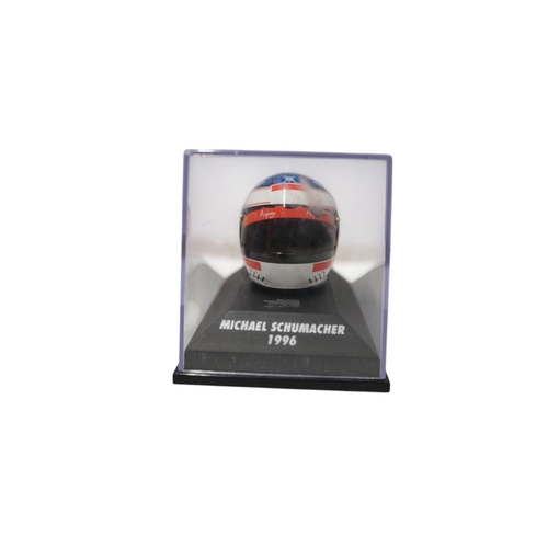 10 - 4x Minichamps 1990's Collectable F1 Helmet Models