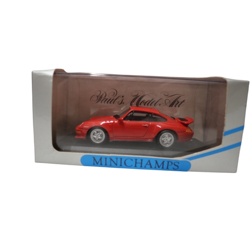 11 - 3x Minichamps Diecast 1:43 Porsche Models, Paul's Model Art