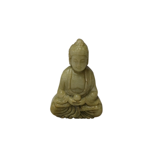 23 - Believed to be made of Stone, Buddha of Age, 6cm tall