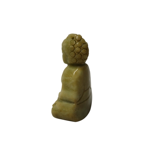 23 - Believed to be made of Stone, Buddha of Age, 6cm tall