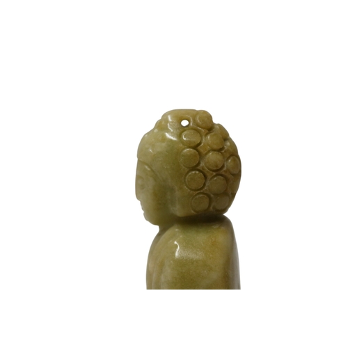 23 - Believed to be made of Stone, Buddha of Age, 6cm tall