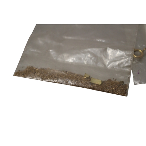 37 - Bag of Gold Dust plus Clasp, 2.98g