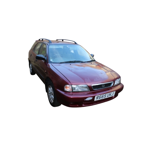 54 - Suzuki Baleno R665 UKJ, 81862 miles, MOT'd til 20th August 2025, No V5, Good Set of Tyres all round.... 