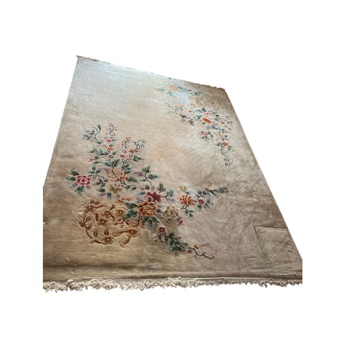 58 - Top Quality Large Handmade Wool Chinese Rug 385cm x 276cm