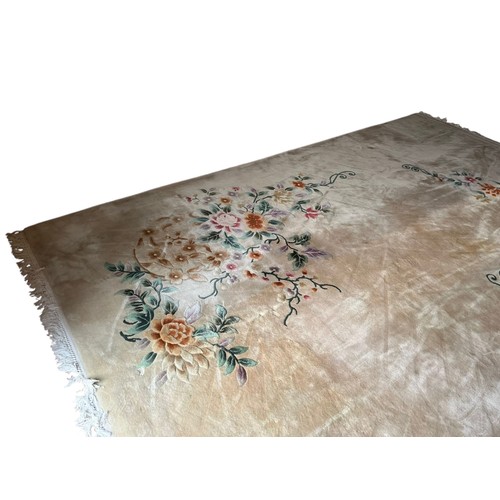 58 - Top Quality Large Handmade Wool Chinese Rug 385cm x 276cm