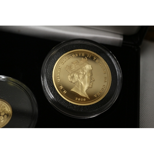 30 - Harrington and Byrne 2020 Centenary of the Unknown Warrior, Gold Proof Premium 5 Coin Collection. Bo... 