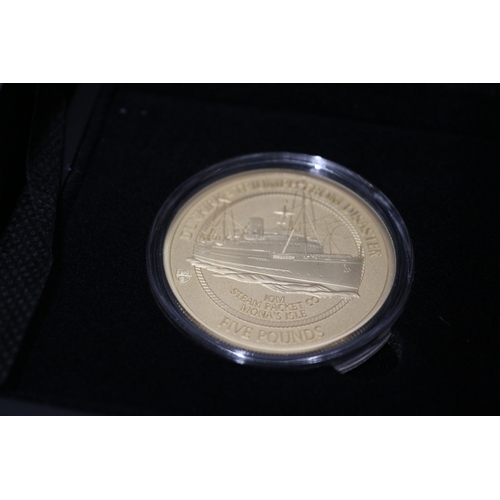 31 - 22ct/916 Hattons of London 2020 Dunkirk 80th Anniversary, £5 Coin Gold Proof, 40g. Boxed with Bookle... 