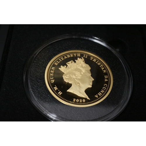 35 - 22ct/916 Hattons of London, 2020 50th Anniversary £20 Coin, pre Decimal, 2.5oz (70g), Gold Proof. Bo... 