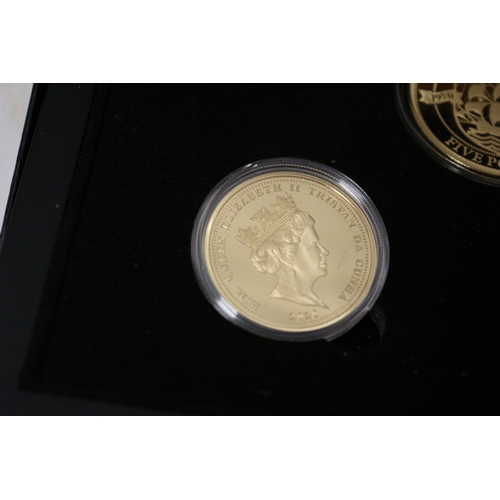 40 - 22ct/916 Hattons of London 2020 Pre Decimal 50th Anniversary Sovereign Definitive Set. 1/8, 1/4, 1/2... 