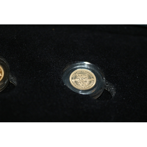 40 - 22ct/916 Hattons of London 2020 Pre Decimal 50th Anniversary Sovereign Definitive Set. 1/8, 1/4, 1/2... 