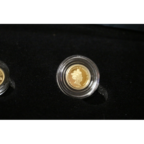 40 - 22ct/916 Hattons of London 2020 Pre Decimal 50th Anniversary Sovereign Definitive Set. 1/8, 1/4, 1/2... 