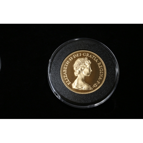 41 - 22ct/916 Hattons of London Elizabeth II Gold Double Sovereign Complete Designs Collection, 10 Piece ... 